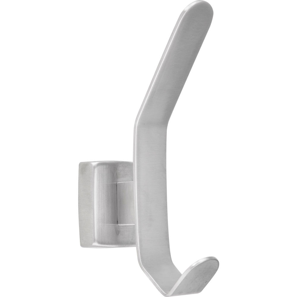 Global Industrial 695768 Interion Hat & Coat Hook, Silver