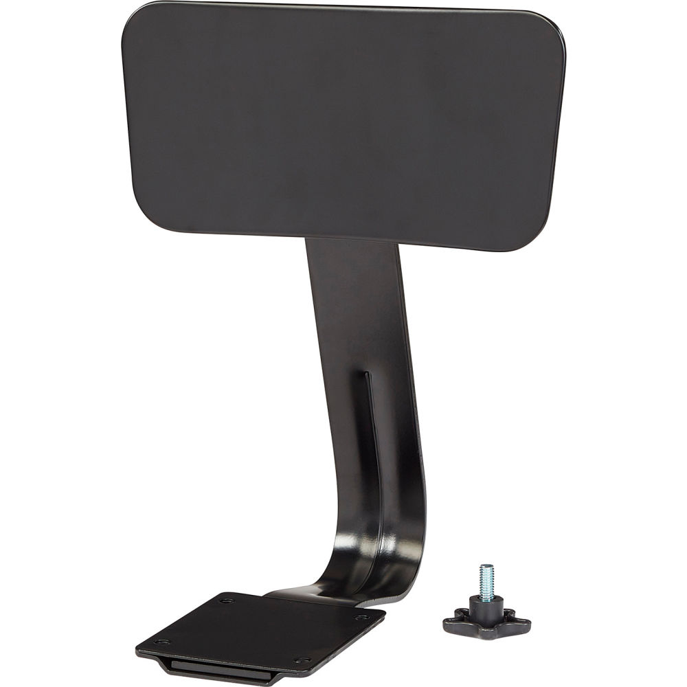 Steel Backrest for Interion Stools - Black - Adjustable Compatibility