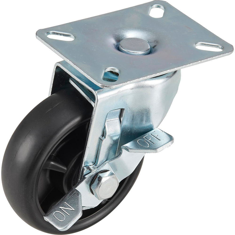 Picture of Global Industrial 243293 4 in. Casters with Brakes for Nexel Merchandisers Refrigerators & Freezers