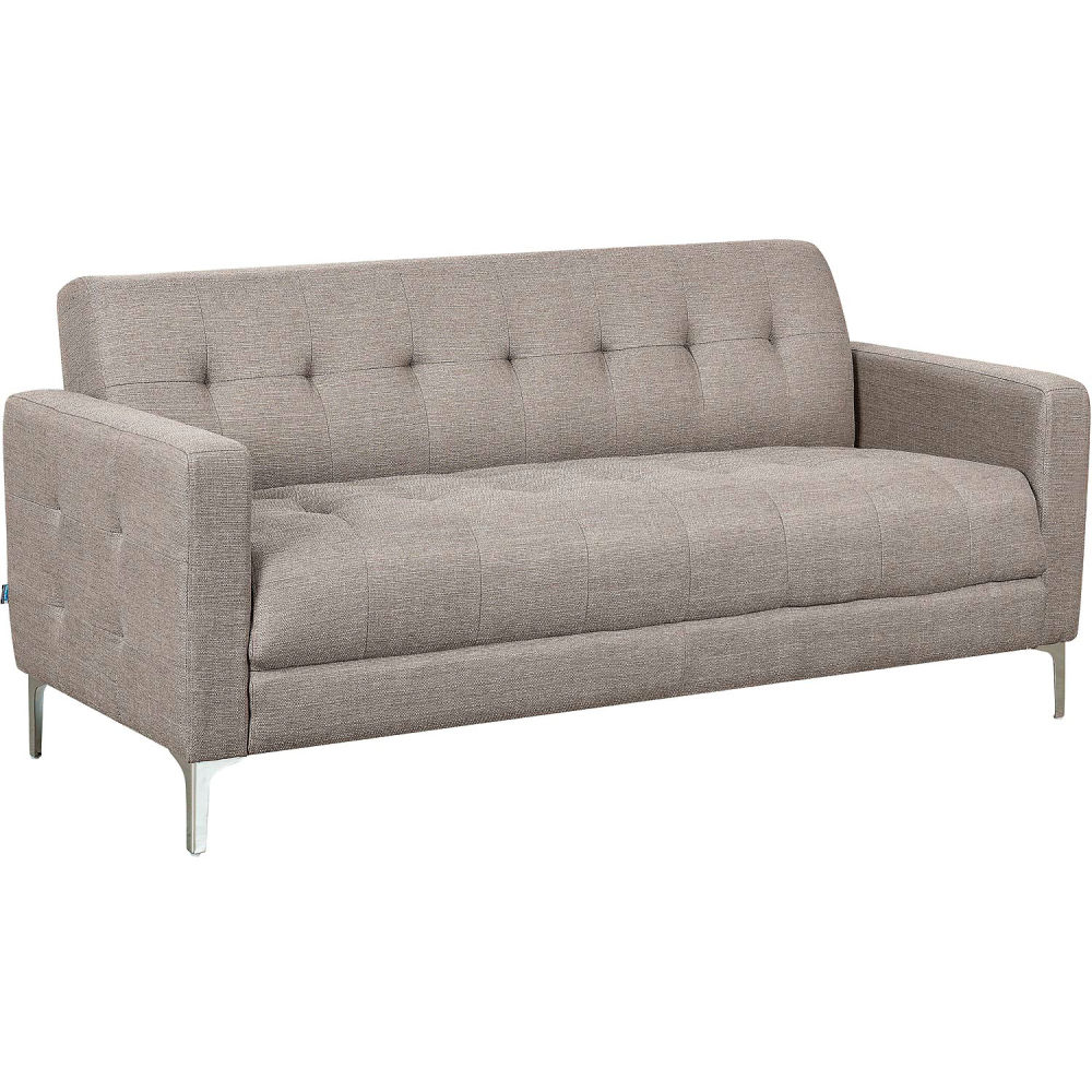 Global Industrial 695967TN Upholstered Fabric Sofa, Tan
