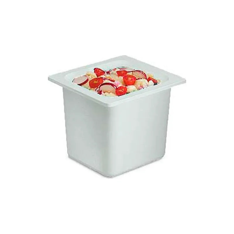 Picture of Carlisle Sanitary Maintenance B506948 Size 6 in. Chill It Food Pan - 0.16, Deep White