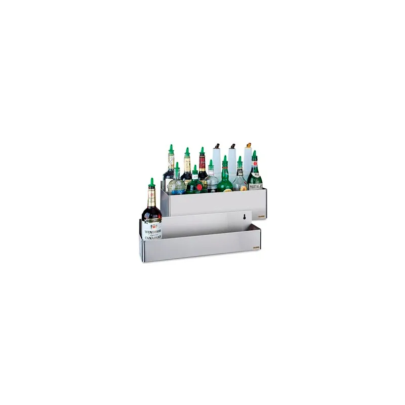 Picture of Carlisle Sanitary Maintenance B378432 Stainless Steel Rack Bottle Holders - 6 x 31.125 x 4.125 in.