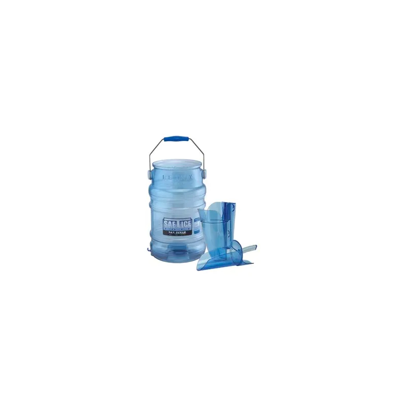 Picture of Carlisle Sanitary Maintenance B378629 Saf-T-Ice Value Pack - 64 oz Scoop & Tote