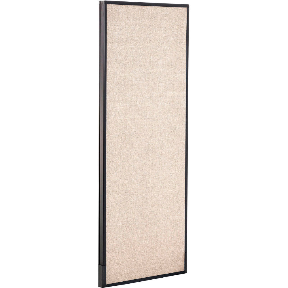 Global Industrial 277661TN 24.25 x 60 in. Office Partition Panel, Tan
