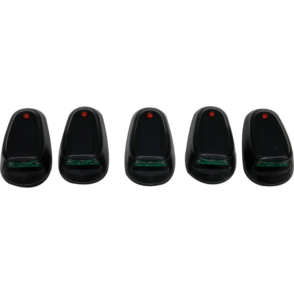 B3144858  LoPro Wireless Solar-Powered Truck & Cab LED Light, White - Pack of 5