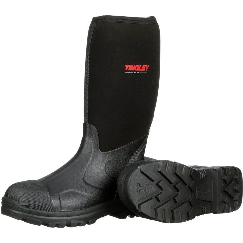 Tingley Rubber B2399200 Tingley Decalr Neoprene Boot - Plain Toe Upper Rubber Sole Steel Shank 15 in., Black - Size 14 -  Tingley Rubber Corp