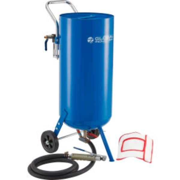 Global Industrial 320777 20 gal Portable Pressure Blaster, Blue
