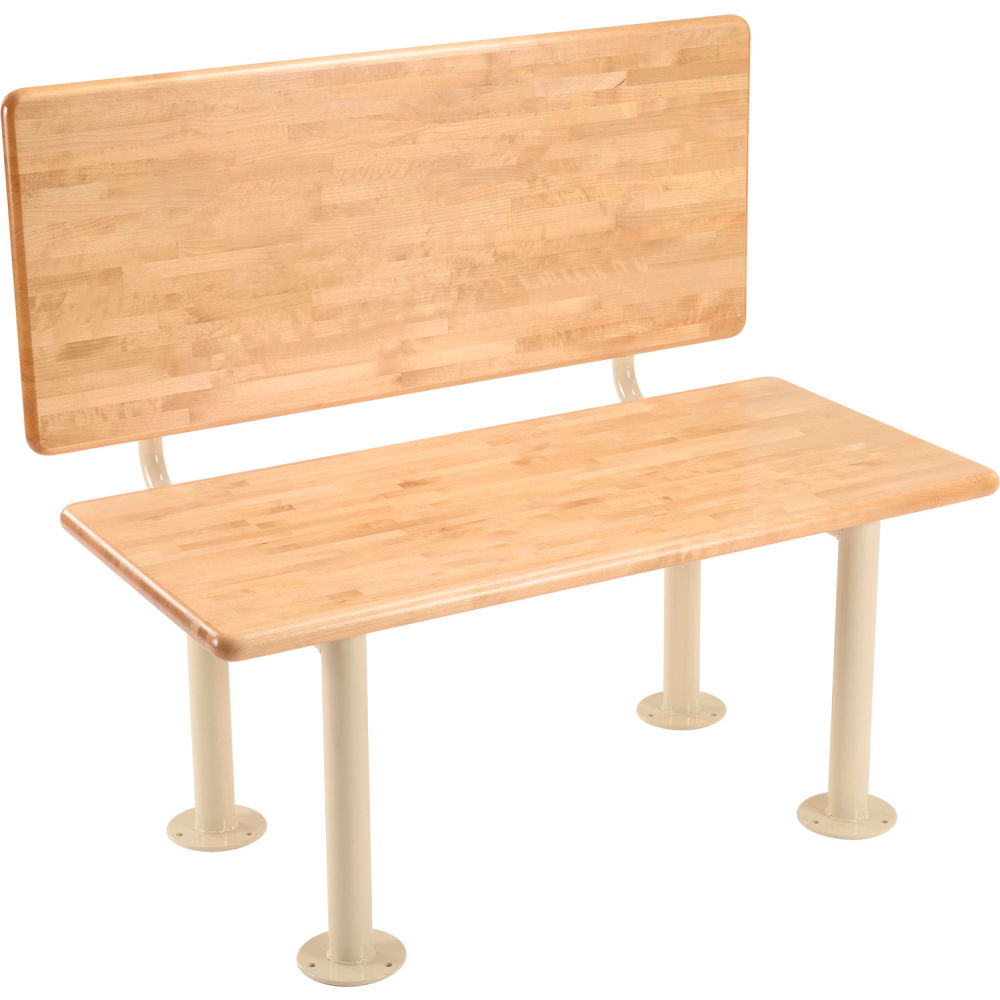 Global Industrial 269859 ADA Locker Room Bench - Hardwood, 42 x 20 x 17.25 in.