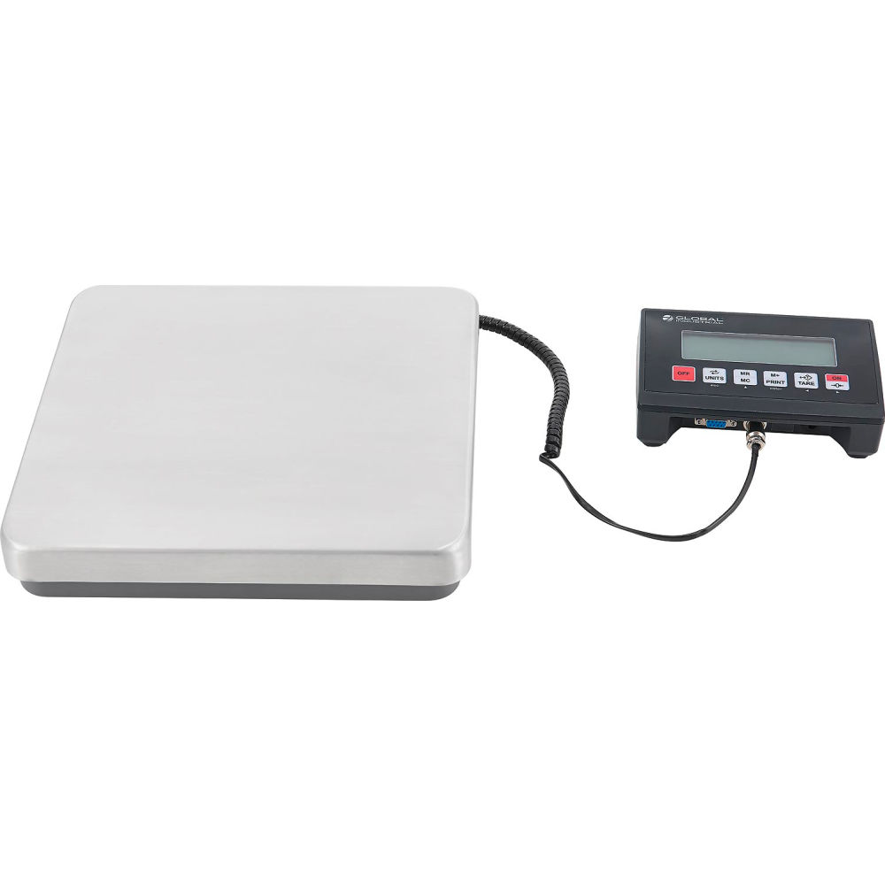 Picture of Global Industrial 412673 Digital Compact Bench Scale - 165 lbs x 0.05 lbs RS-232 Interface