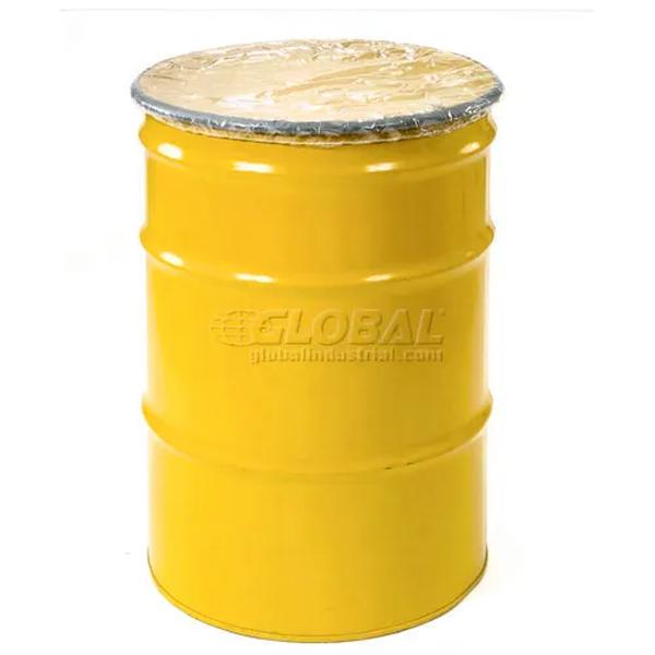 Global Industrial 7450000 Elastic Polyethylene Drum Cover for 55 gal Drum - Pack of 100