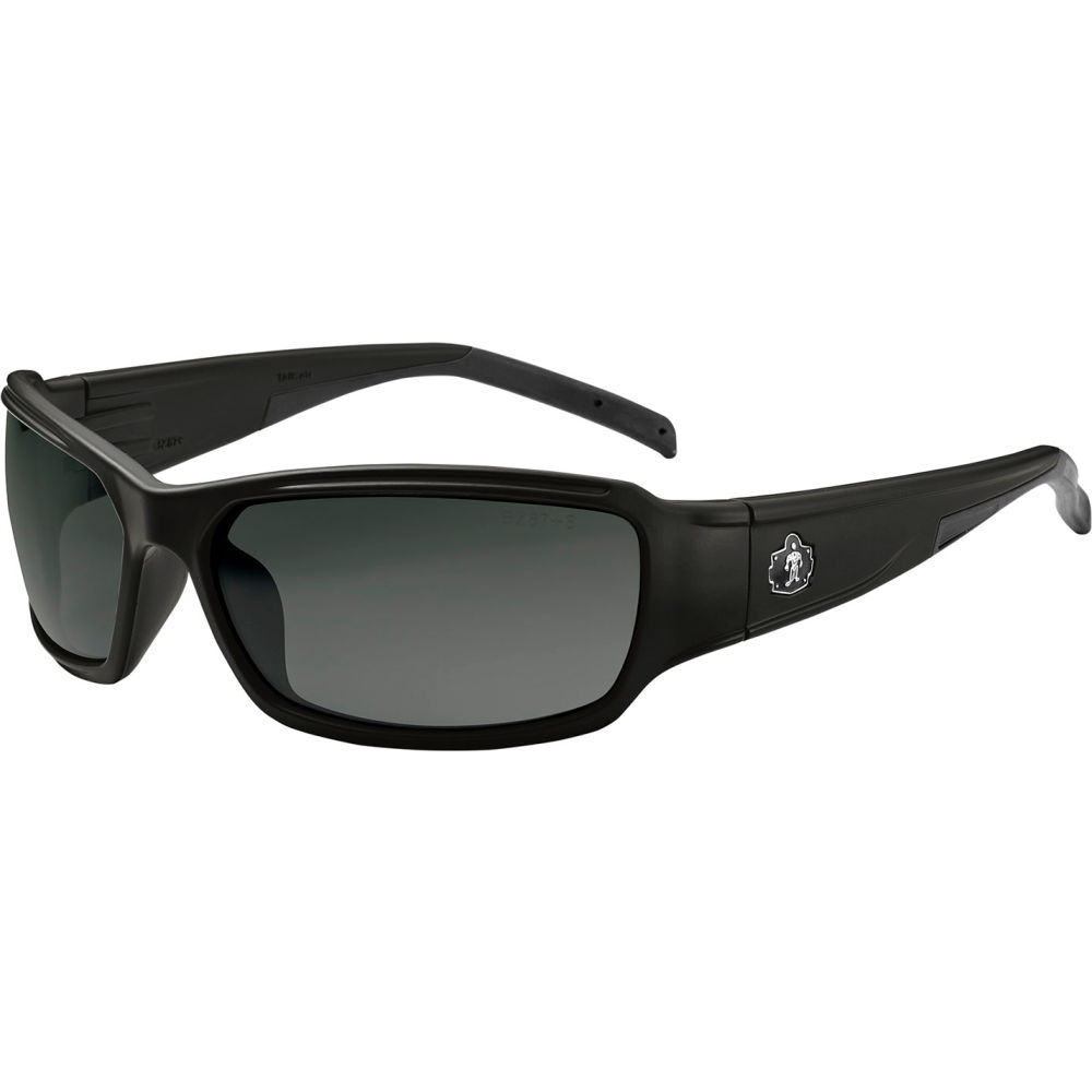 THOR, Safety Glasses, Anti-Scratch & Fog-Off+, Smoke Lens, Matte Black Frame, Full-Frame