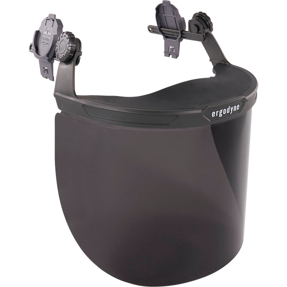 B3131842  8995 Hard Hat Face Shield for Full Brim, Smoke