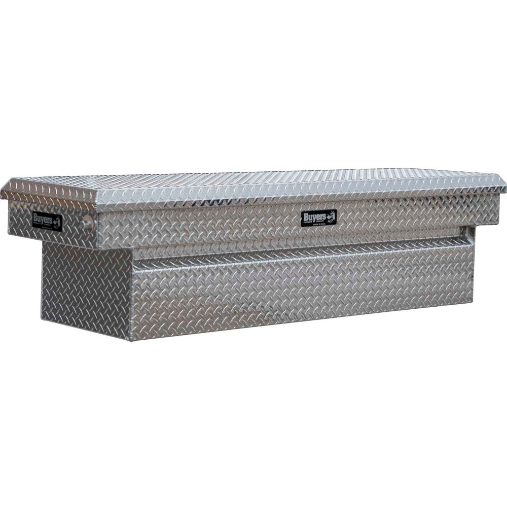 Picture of Buyers Products B3058802 20 x 63 x 13 in. Buyers Products Aluminum Crossover Truck Box&#44; Silver