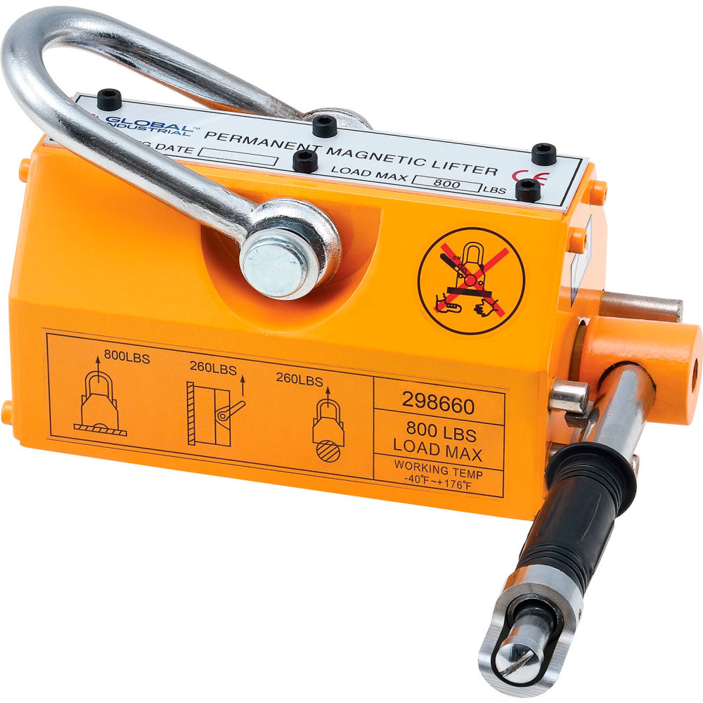 Global Industrial 298660 Lifting Magnet - 800 lbs Capacity