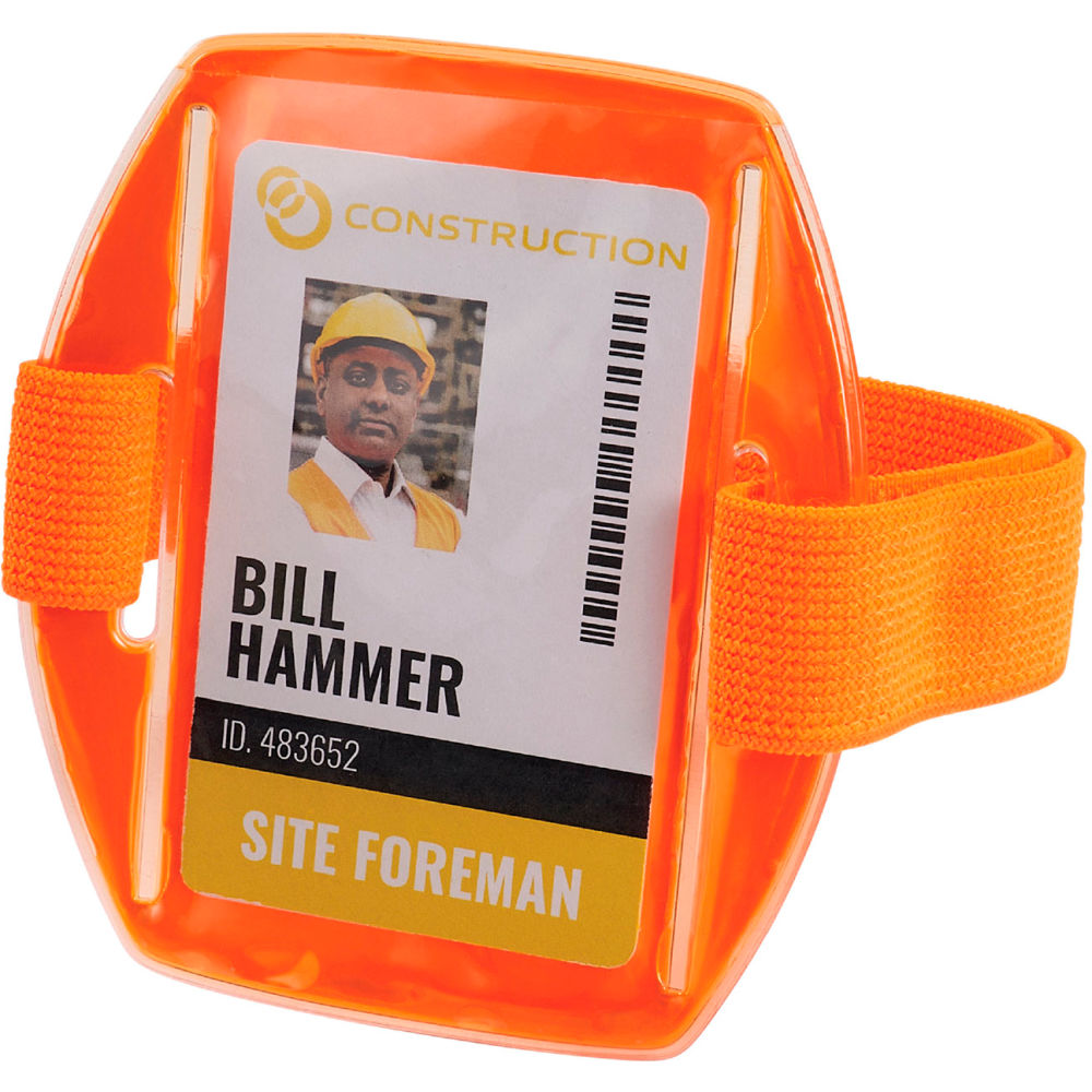 B3159276 Squids 3386 Arm Band ID & Decal Holder, Orange - One Size