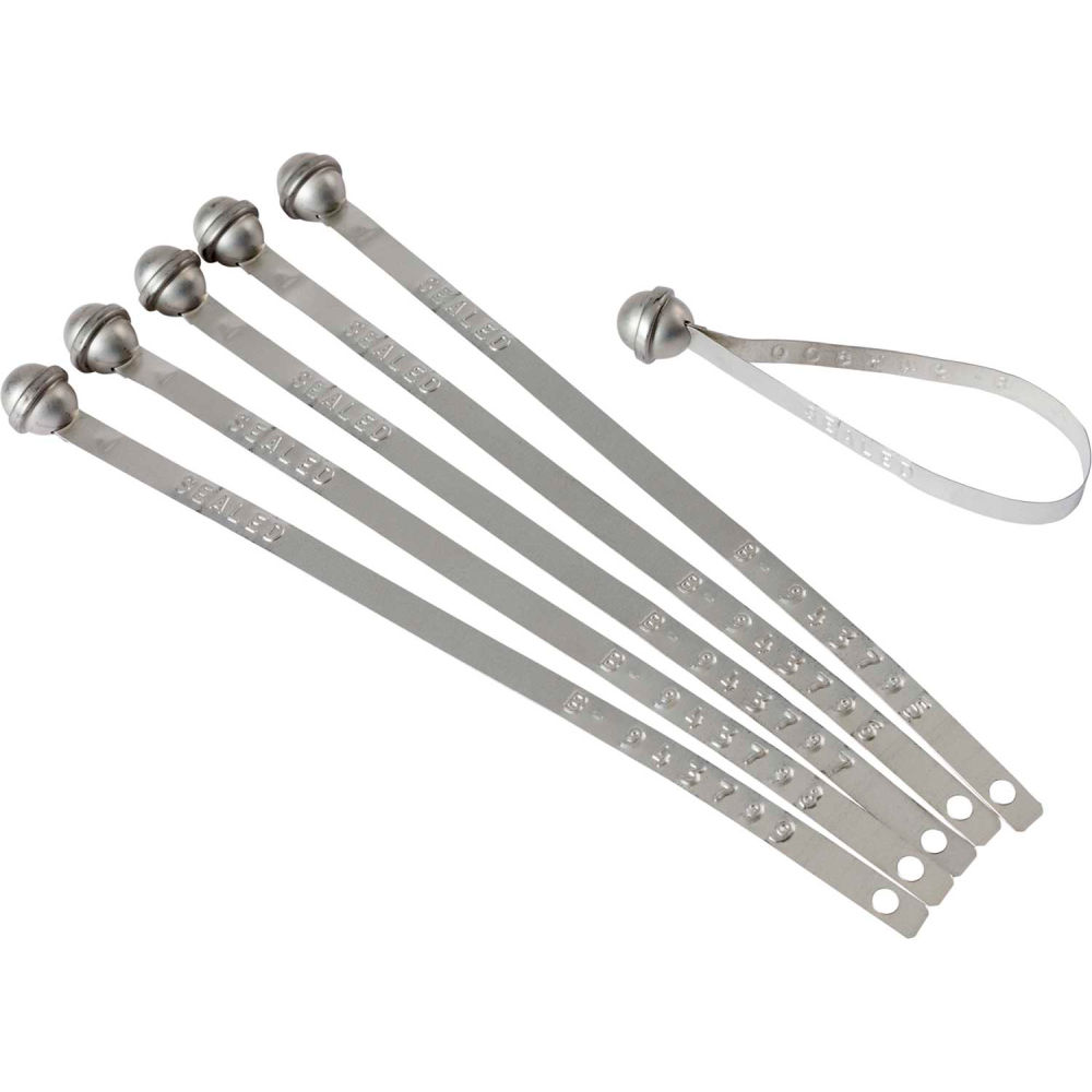 B2262210 Metal Ball Seal - 8.5, Silver - Pack of 100