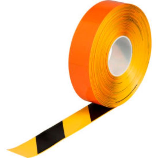 Tough Stripe Max Floor Marking Tape - Black & Yellow Stripe - 2 in. x 100 ft. - High-Gloss Finish