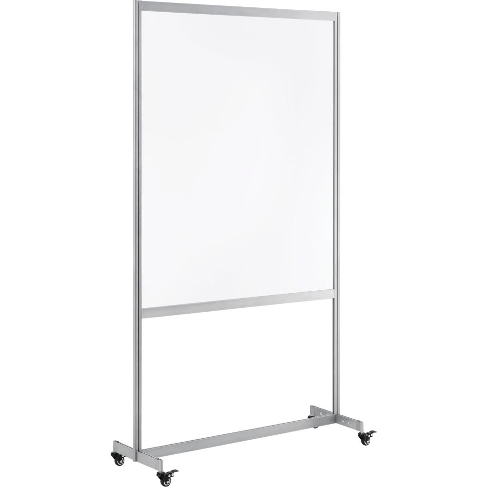 Global Industrial 695870 Clear Mobile Divider Acrylic - 43 x 75 in.