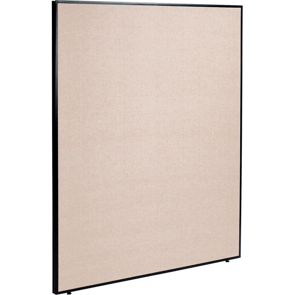 Global Industrial 695790TN Interion Office Partition Panel - 60.25 in. x 96 in. - Tan