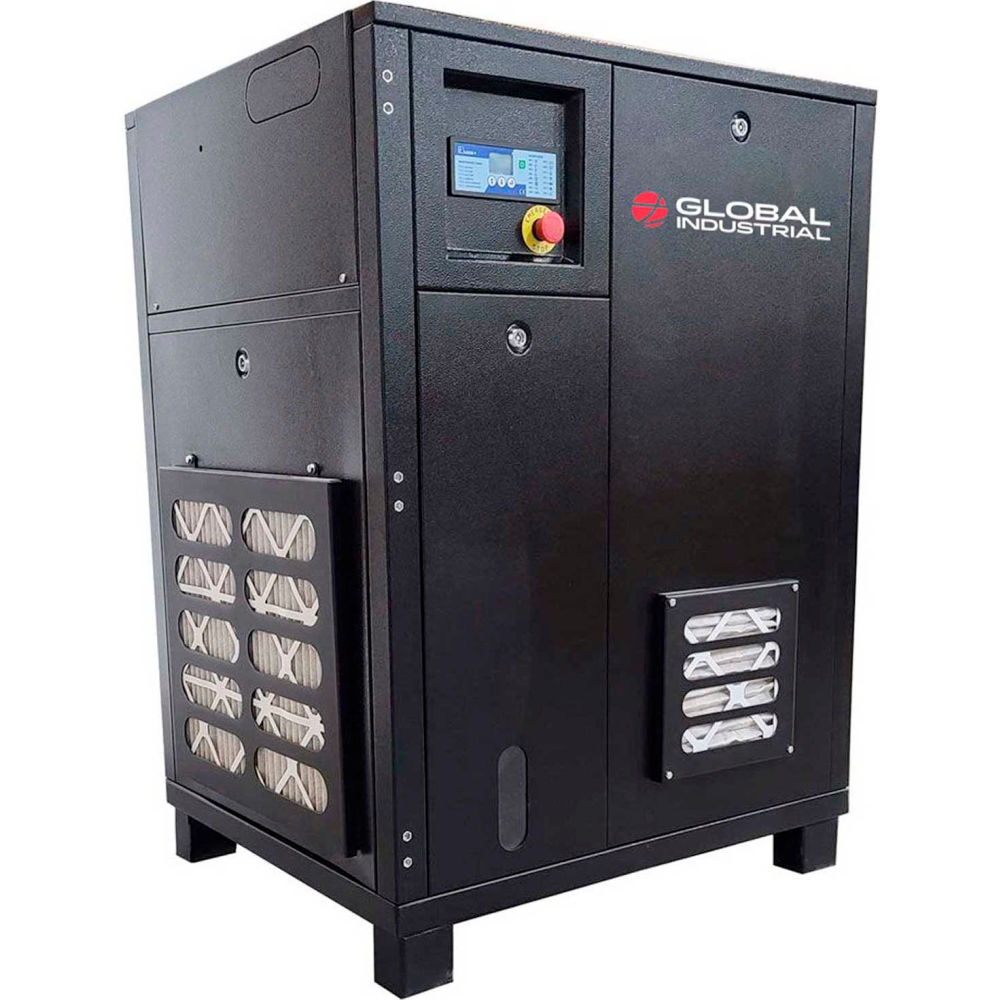 Global Industrial B2811237 Tankless Rotary Screw Air Compressor - 10 HP 1 Phase 230V