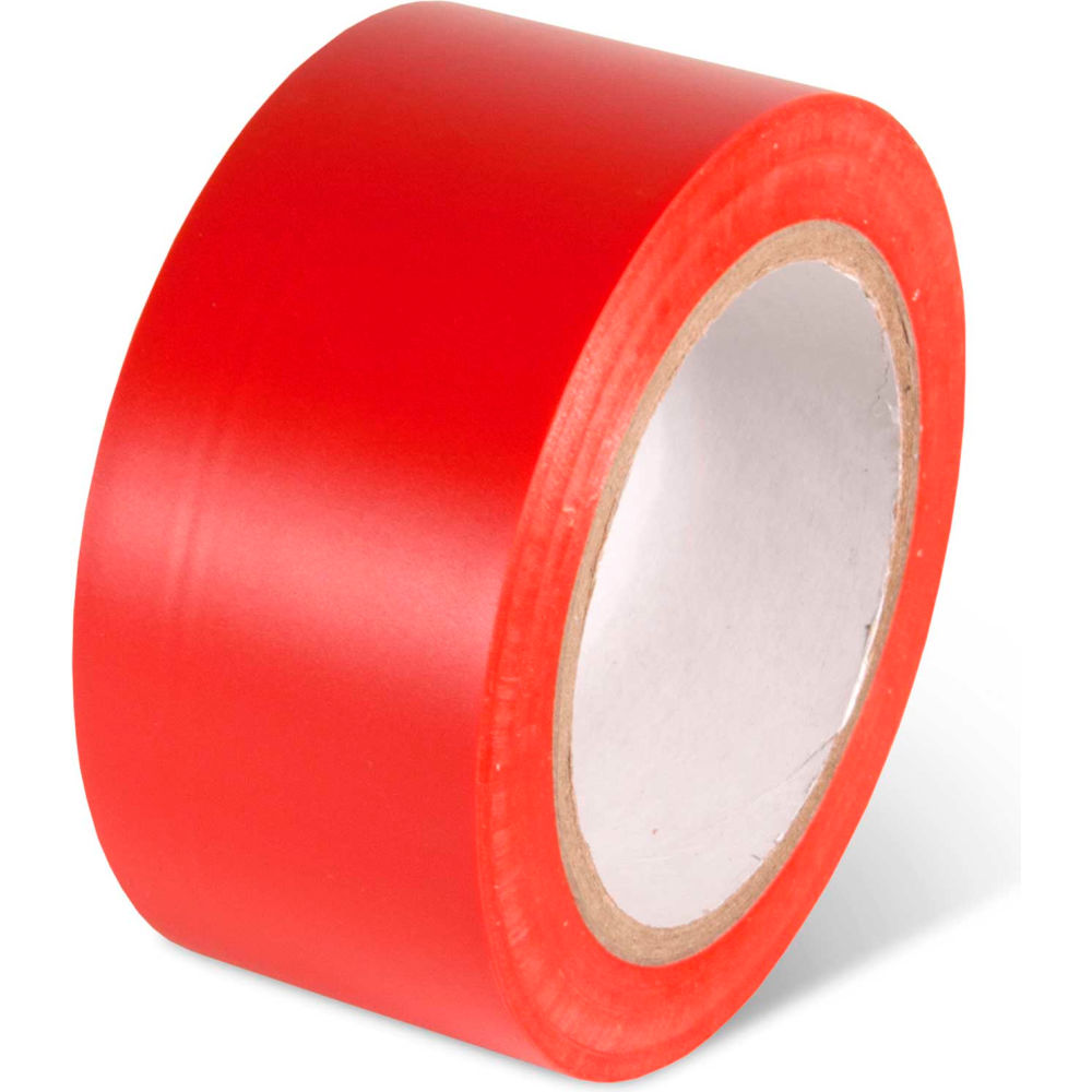 Global Industrial 670651RD Safety Tape, Red - 2 in. x 108 ft. - 5 mil - 1 Roll