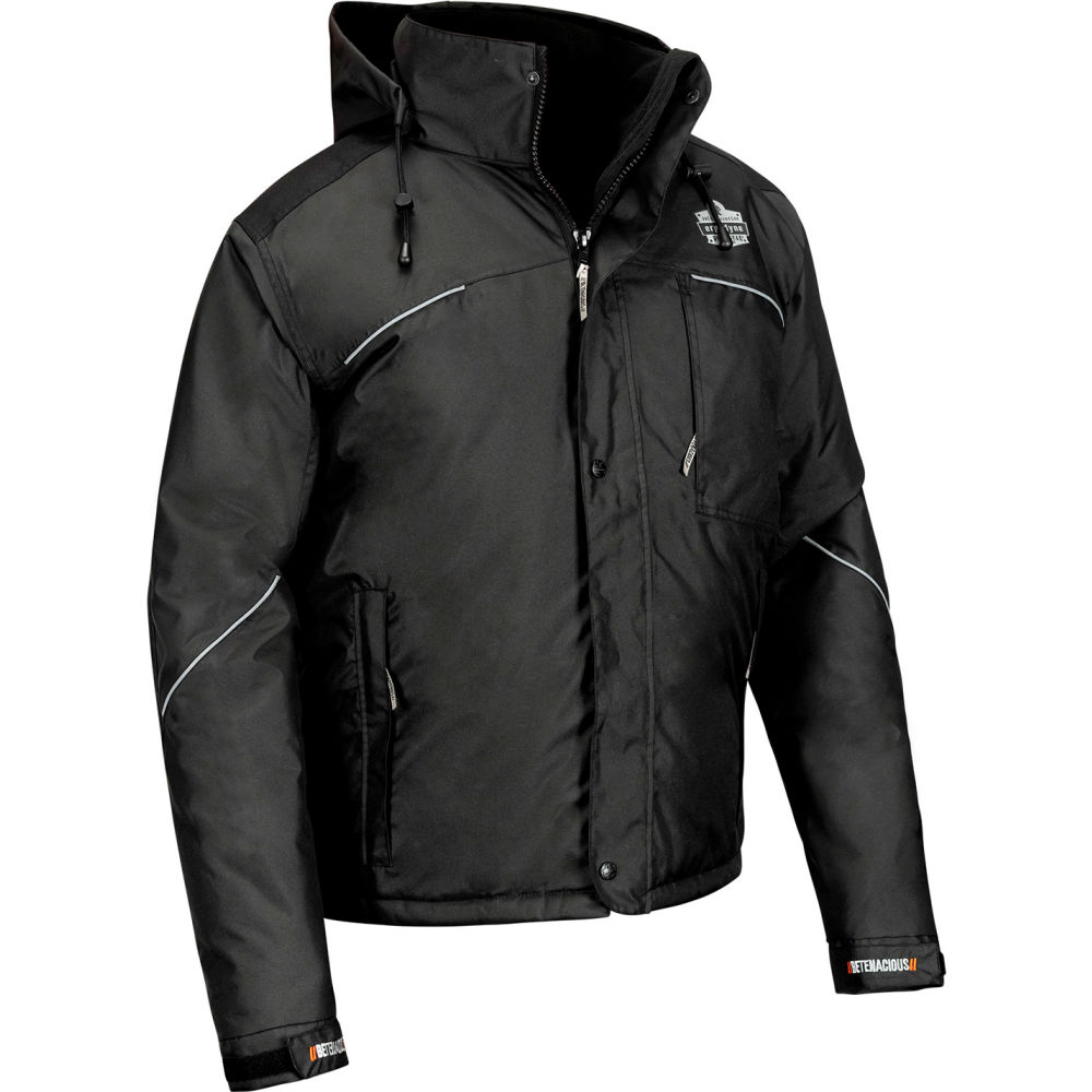 B3135798 N-Ferno 6467 Winter Work Jacket - 300D Polyester Shell, Black - 4XL