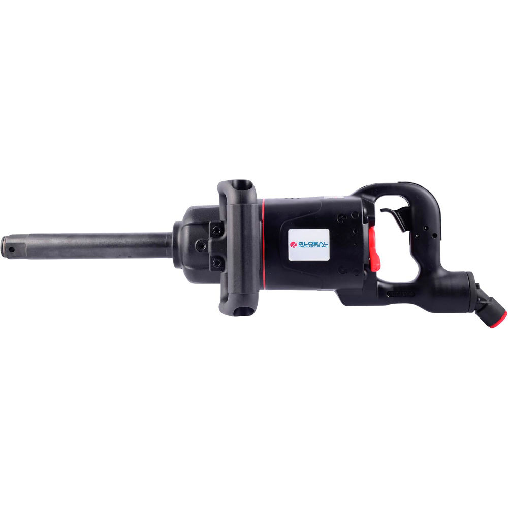 Global Industrial 133710 Composite Air Impact Wrench 6 in. Extension Anvil 1 in. Drive 2200 Max Torque
