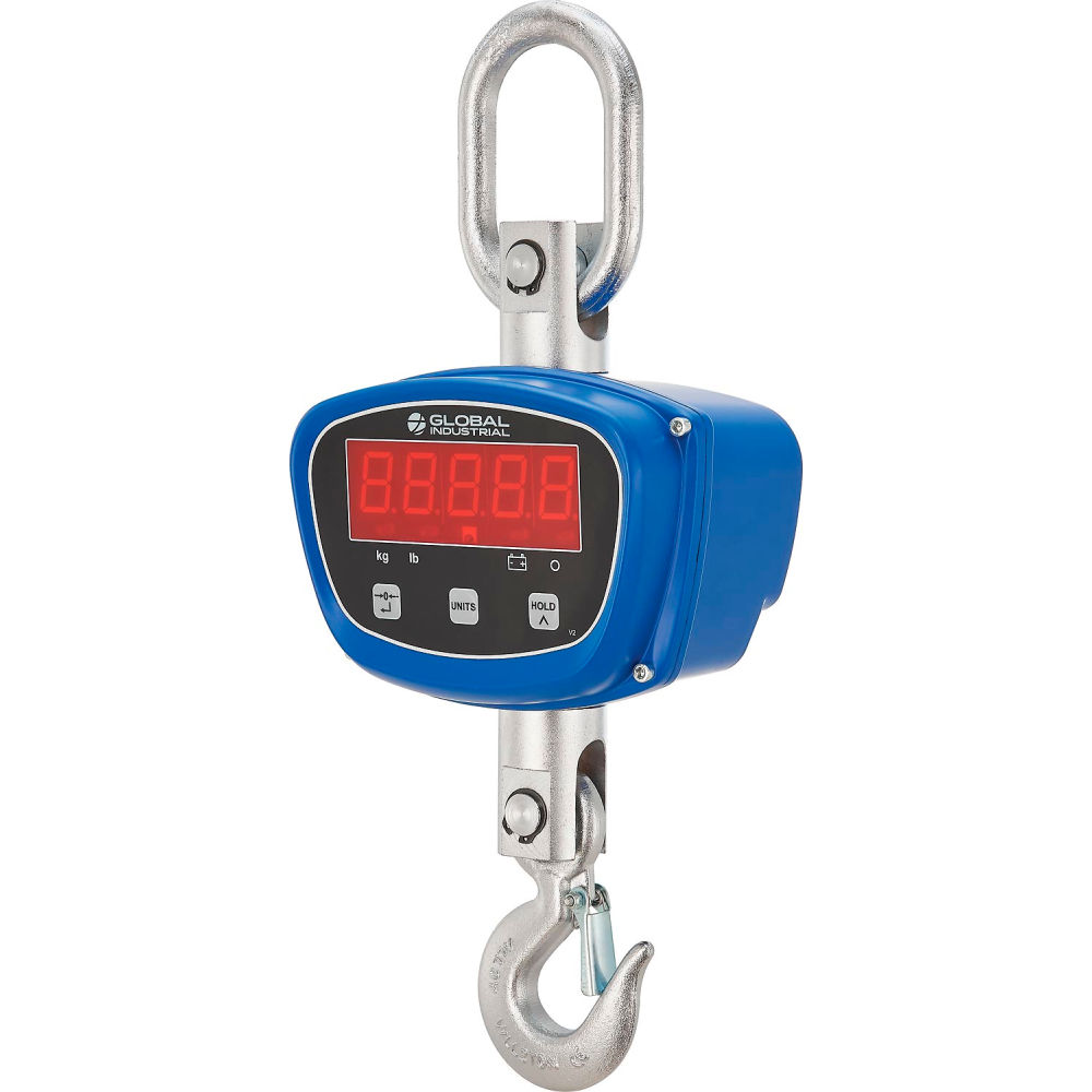 Picture of Global Industrial 412647 LED Digital Crane Scale with Remote 1000 x 0.2 lbs