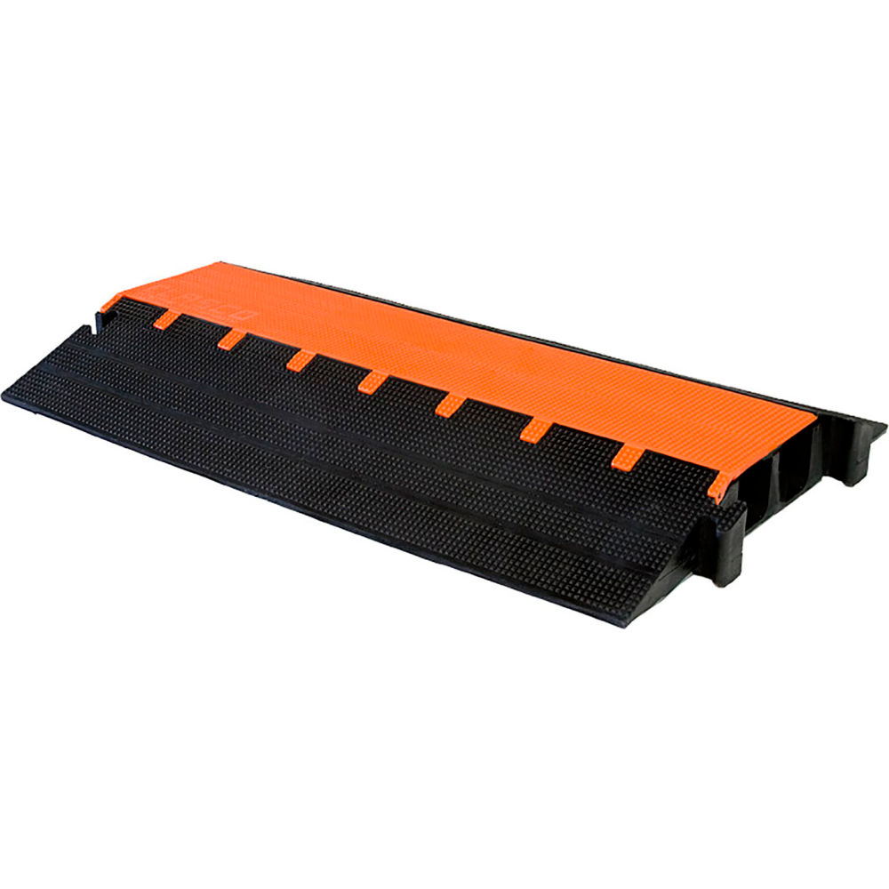 B2277537 MG2300 Elasco MightyGuard 2 Channel Heavy Duty Cable Protector 3 in. Channel, Orange & Black -  Elasco Products