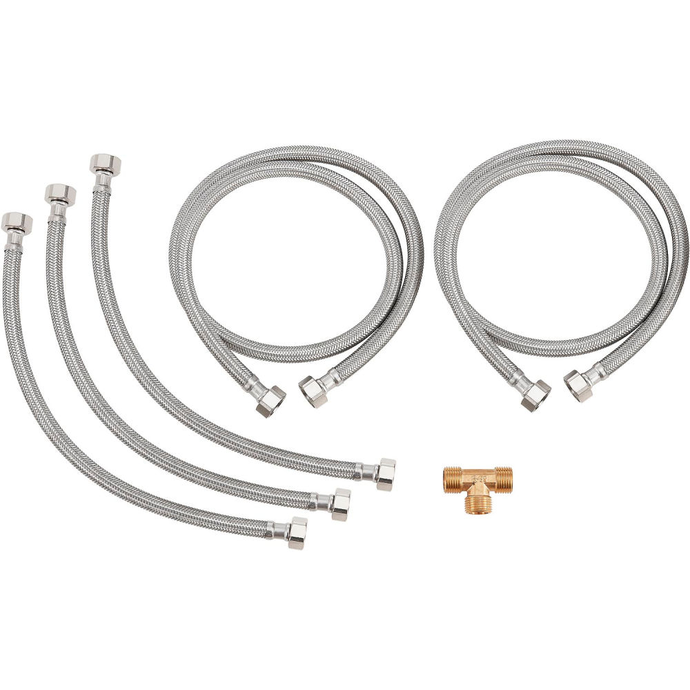 Global Industrial 604122 Replacement Water Inlet Pipe Assembly for Pedestal Wash Fountain 604082
