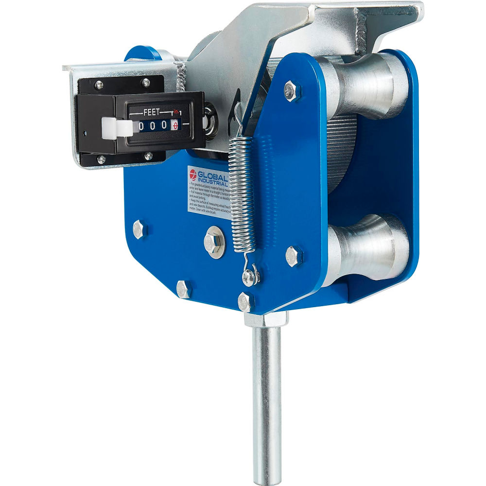 Global Industrial 271291 Heavy-Duty Wire Meter Counter 0.063 - 2 in. Capacity