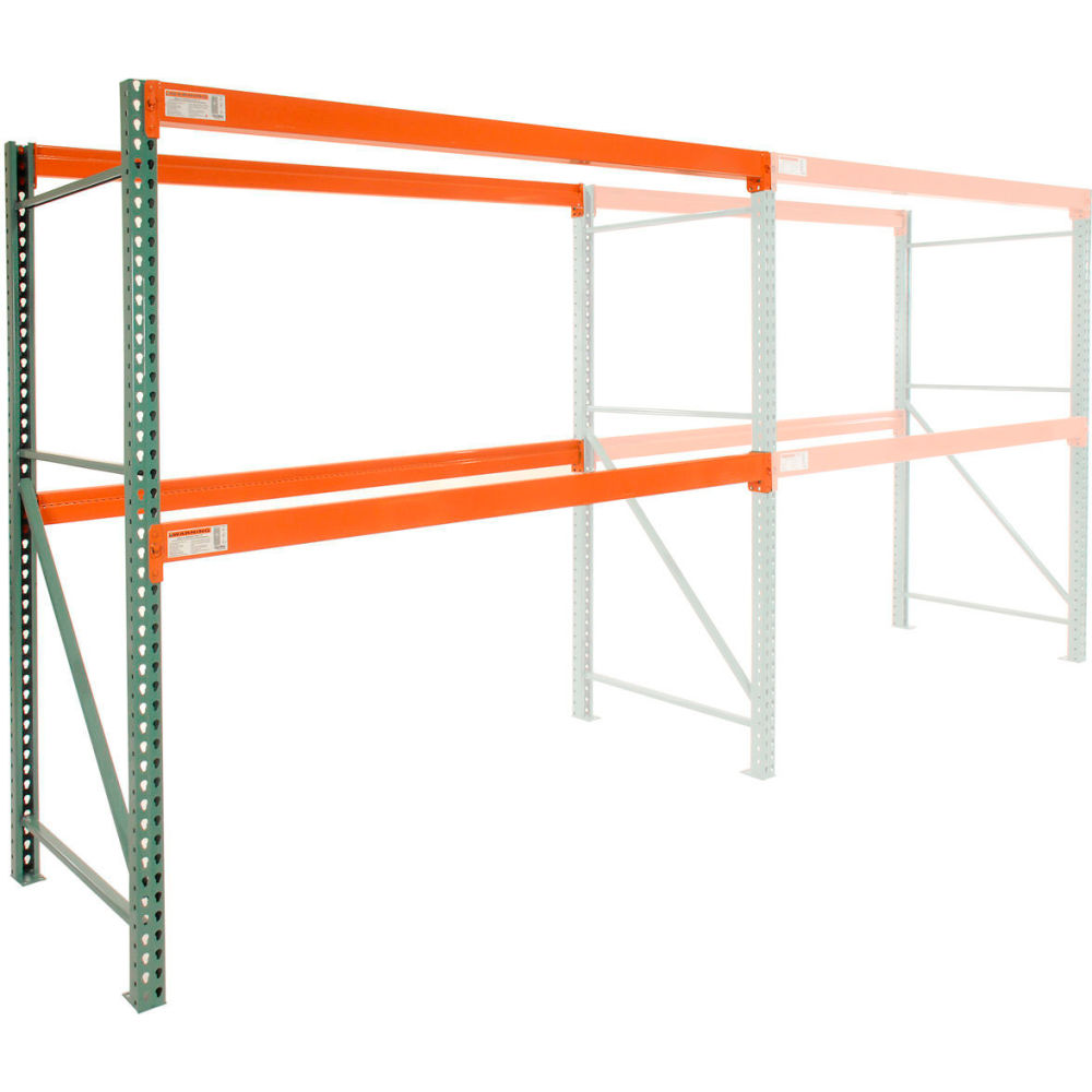 Teardrop Pallet Rack Add-On - Orange - 144 x 48 in. - 96 in. - 5970 lbs Capacity