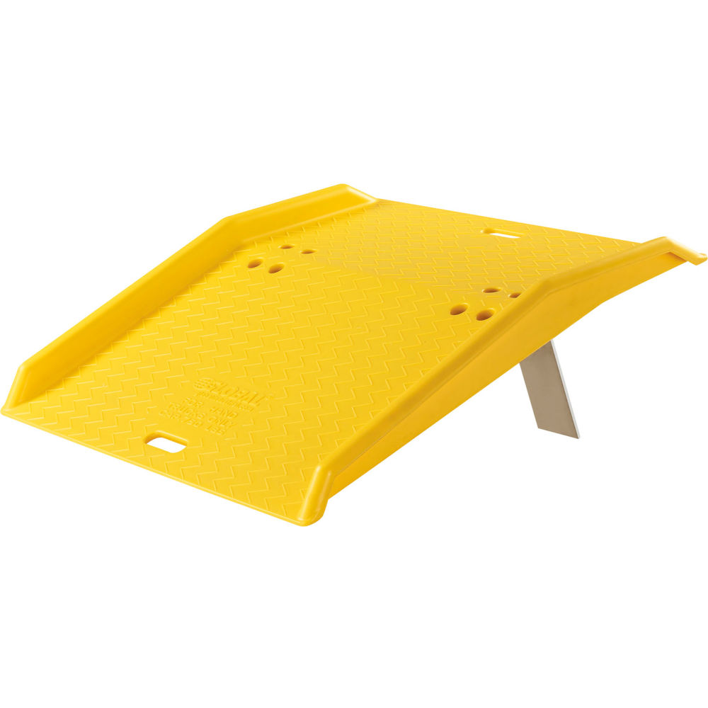 Portable Dock Plate - Yellow - 36 x 35 x 5 in. - 750 lbs Capacity