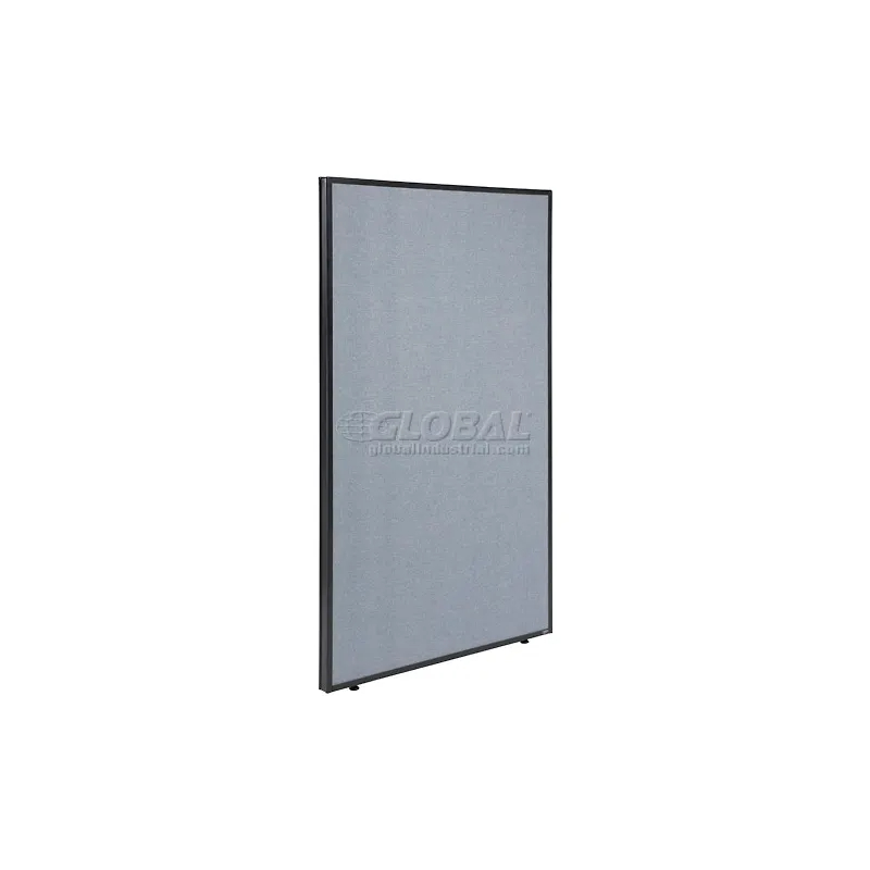 Global Industrial 695789BL 48.25 x 96 in. Interion Office Partition Panel, Blue