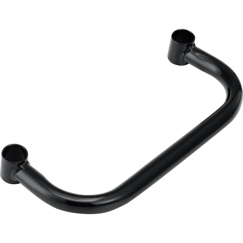 Global Industrial AE14B Nexel Black Epoxy Safety Push Handle - 14 in.