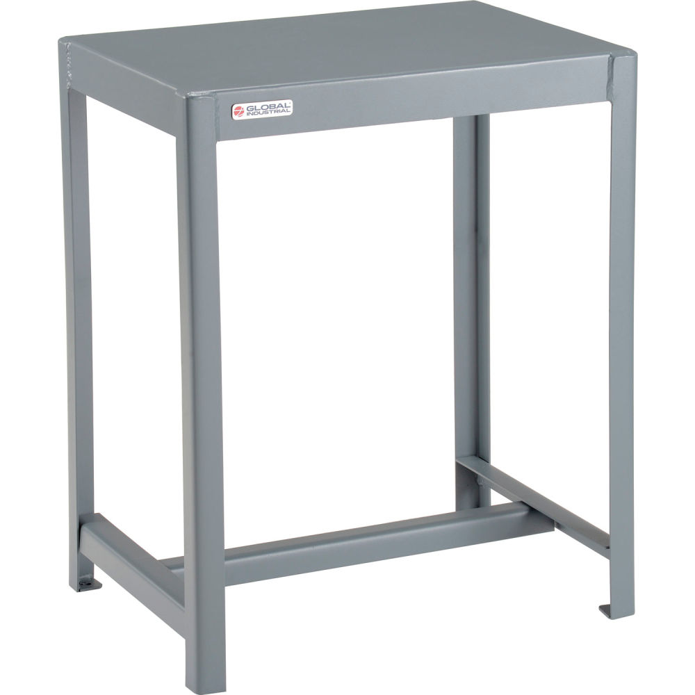 Global Industrial 493774 Standard Machine Table 14 Gauge Welded Top - 24 x 18 x 30 in.