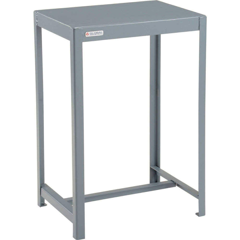 Global Industrial 493775 Standard Machine Table 14 Gauge Welded Top - 24 x 18 x 36 in.