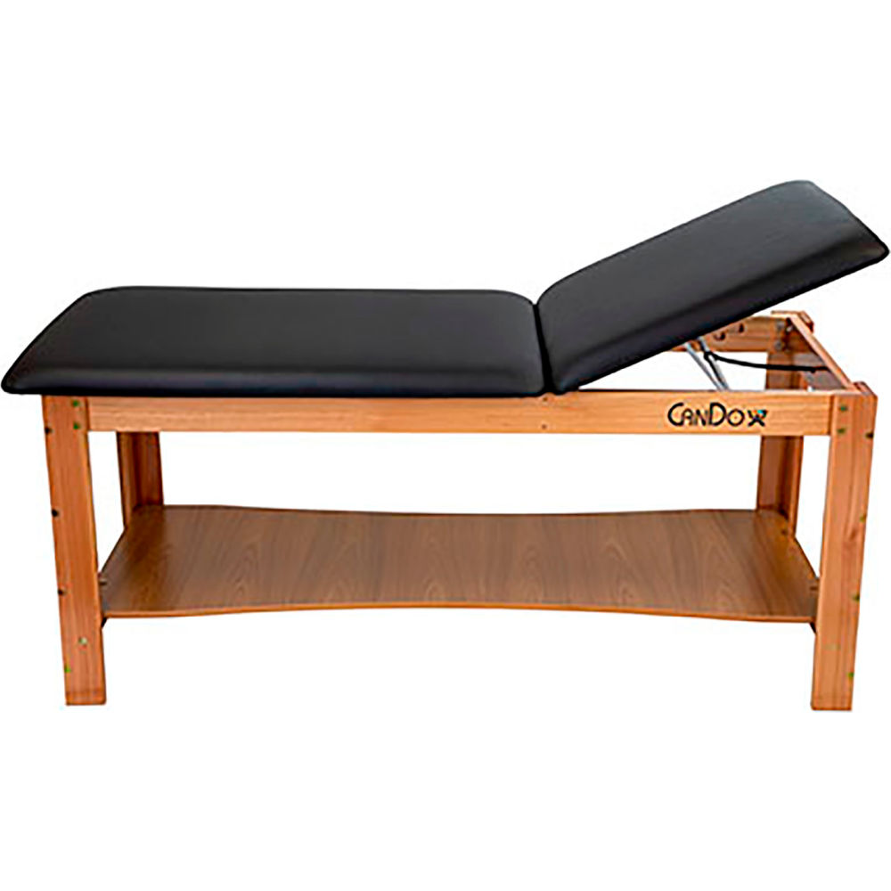 B3133895 CanDo Treatment Table with Adjustable Back & Shelf - 400 lbs Capacity 78 x 30 x 31.5 in.