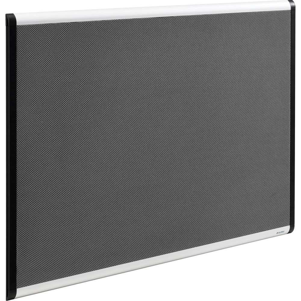 Fabric Mesh Bulletin Board - Gray - 48 x 36 in. - Durable Self-Healing Surface