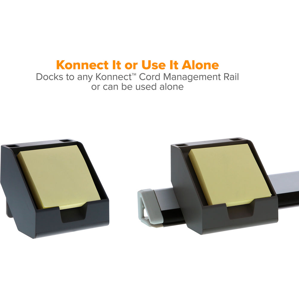 B3085429 Bostitch Konnect Sticky Note Holder Gray