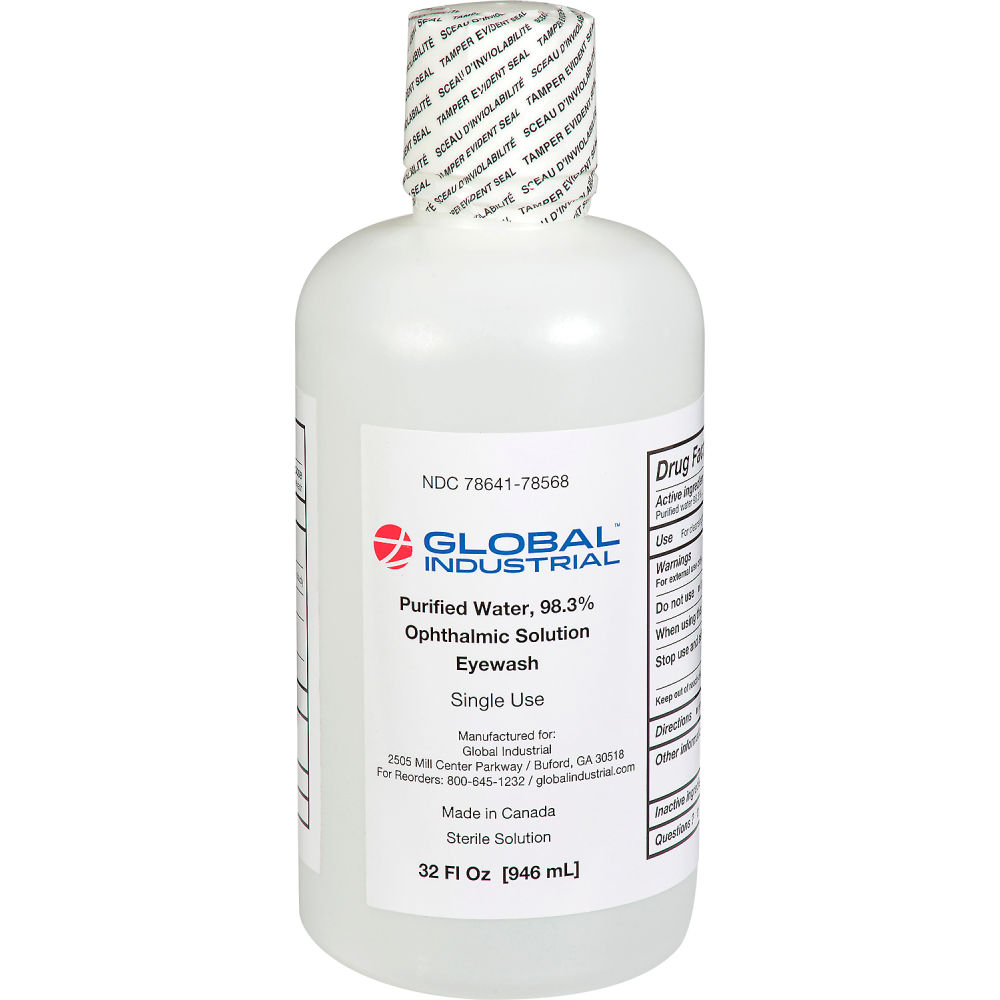Emergency Eyewash - 32 oz Bottle - Ophthalmic Solution