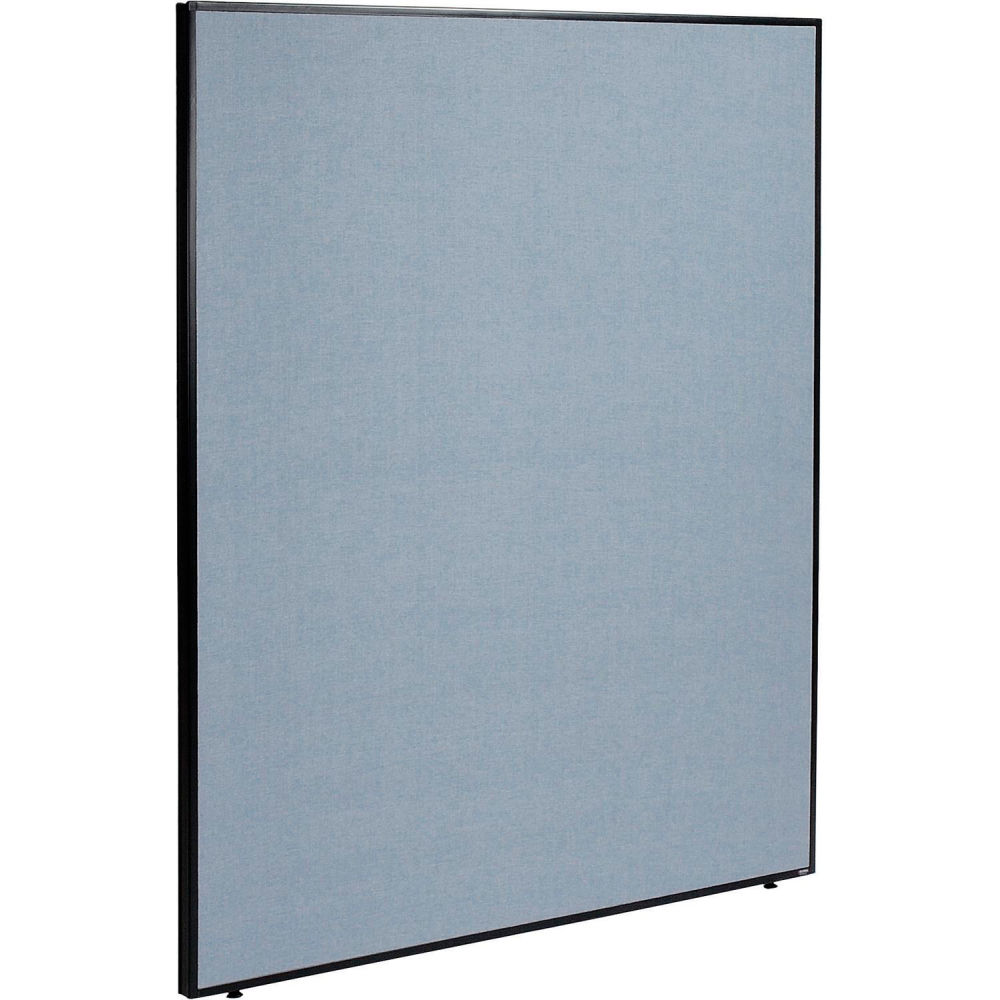 Interion Office Partition Panel - Blue - 60.25 x 96 in. - Flame Retardant