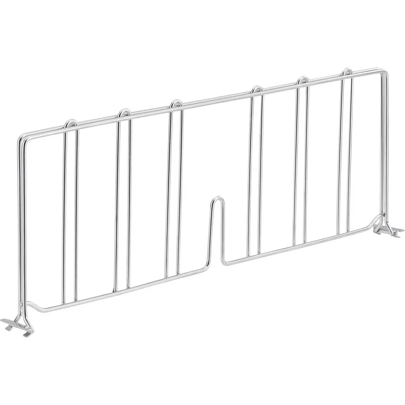 Global Industrial AD824S Nexel Stainless Steel Divider - 24 in. x 8 in.