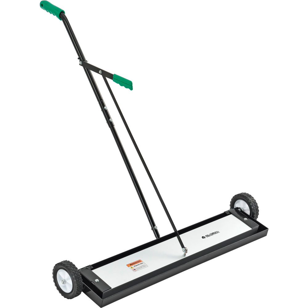 Heavy Duty Magnetic Sweeper - Black - 36 in. - Quick Release Lever