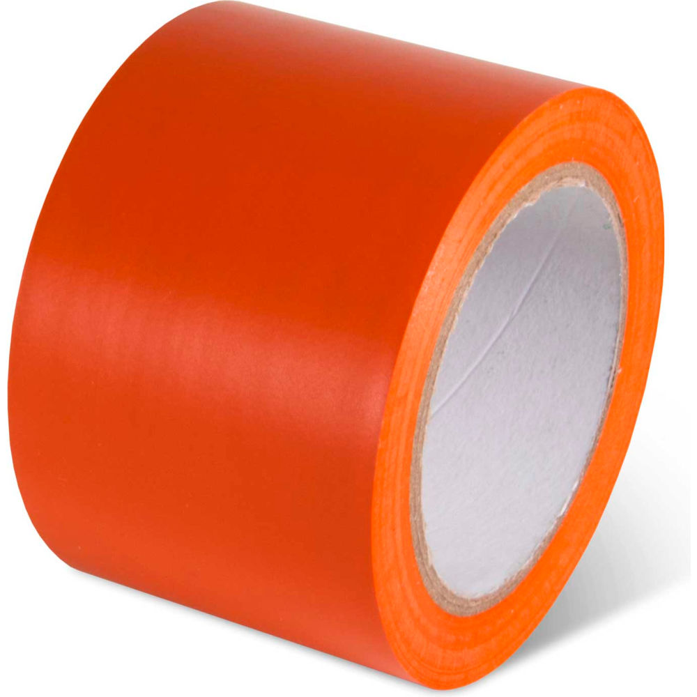 Global Industrial 670653OR Safety Tape, Orange - 4 in. x 108 ft. - 5 mil - 1 Roll