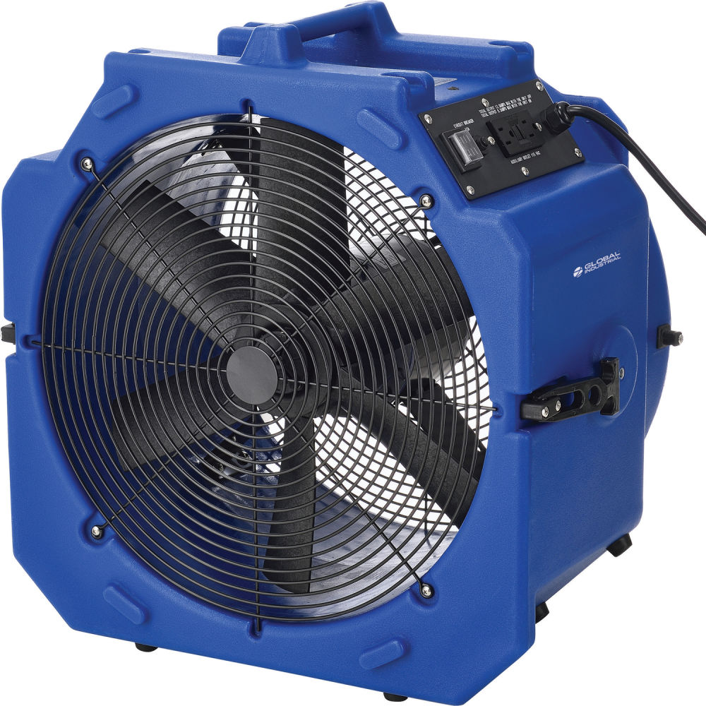 Axial Air Mover - Blue - 0.5 HP - 2-Speed - Efficient Drying Solution