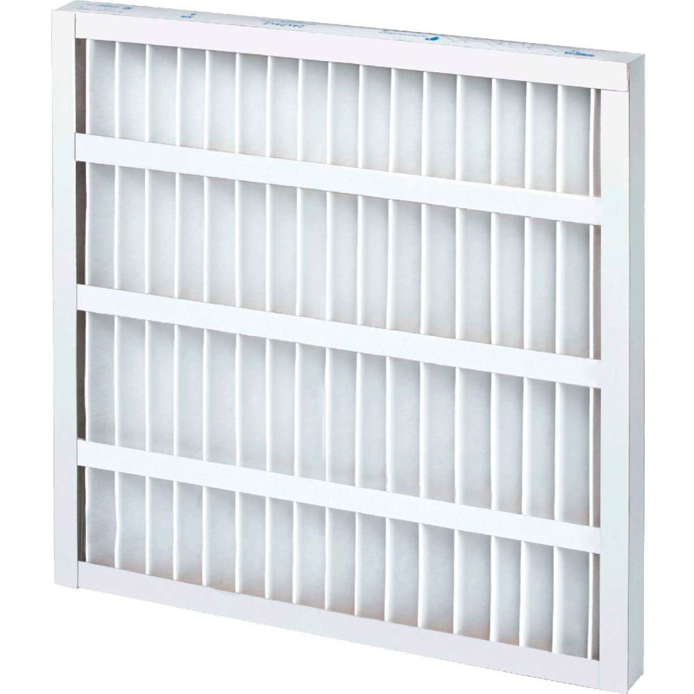 Global Industrial B2318881 Pleated Air Filter 16 x 24 x 2 in. MERV 8 Standard Capacity Self-Supported - Pack of 12