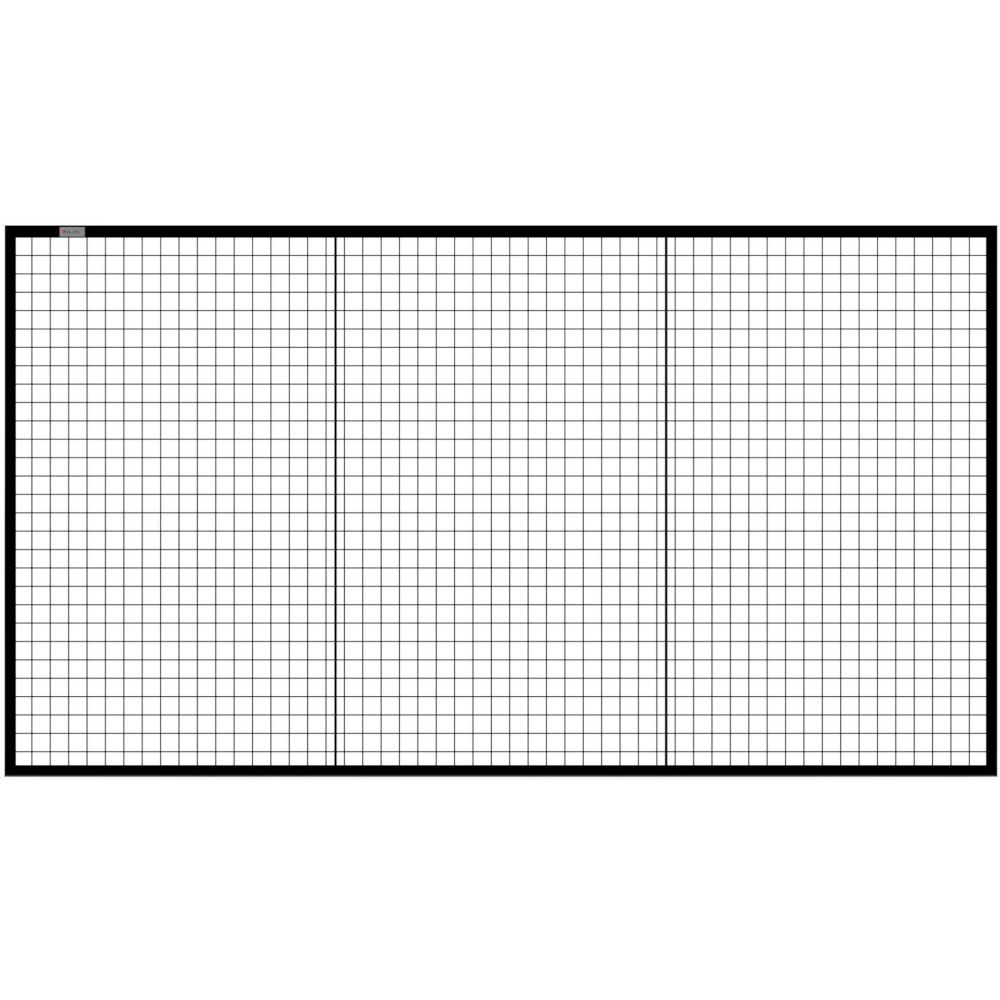 Global Industrial 800490BK Machine Wire Guard Panel - 9 ft. - Black