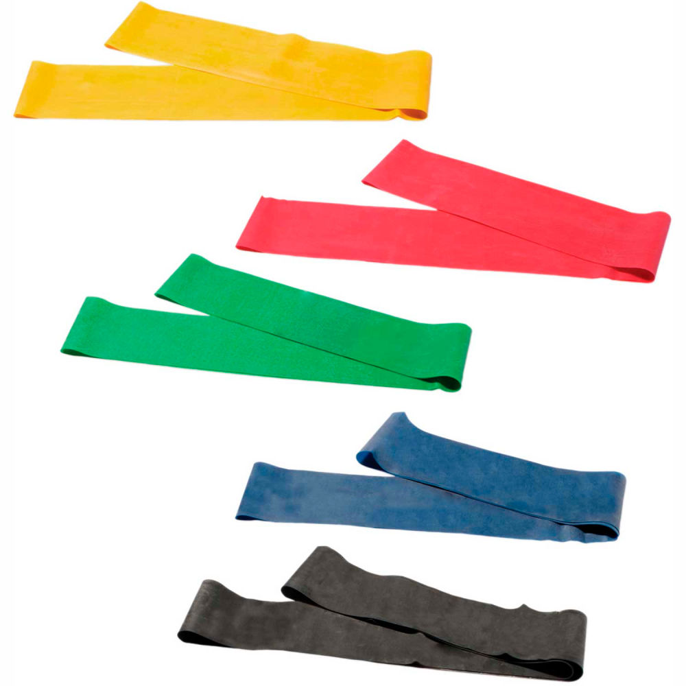 B2188738 CanDo Exercise Band Loop 30 in. Long 5 Color Set