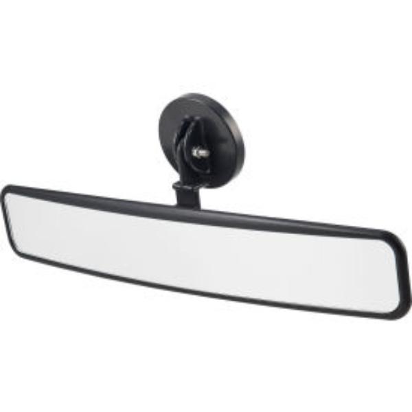 Wide Angle Forklift Mirror - Black - 18.25 in. - Magnetic Mount - Enhanced Safety